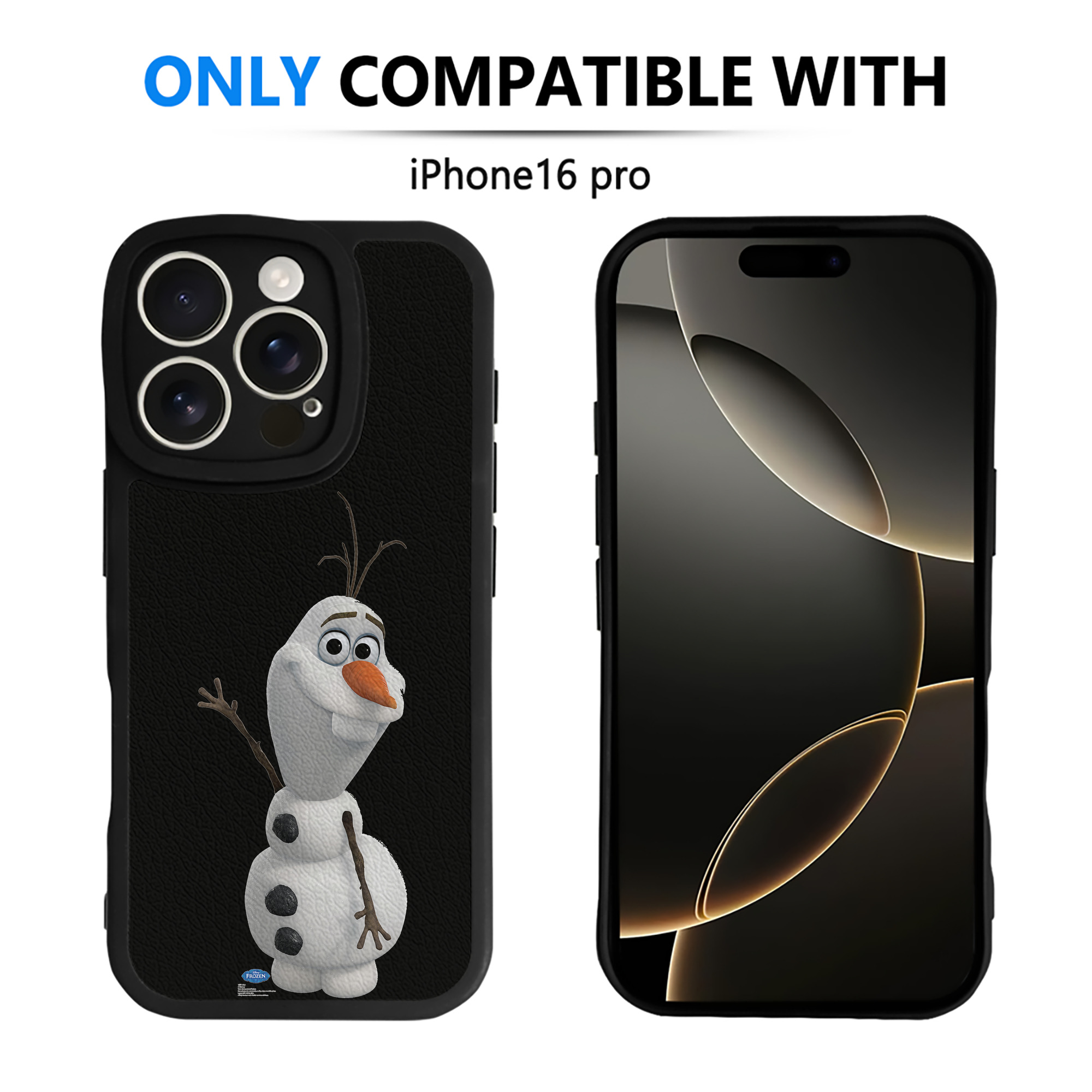 （画像用） アナと雪の女王 アンナ エルサ Frozen Anna Elsa 【iPhone 16シリーズ対応】シリコンスマホケース（レザー調） 材質：シリコン